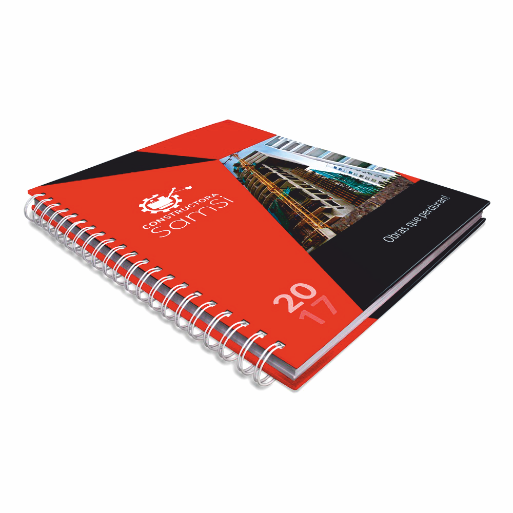 Agenda corporativa impresa por Grupo Graf Color